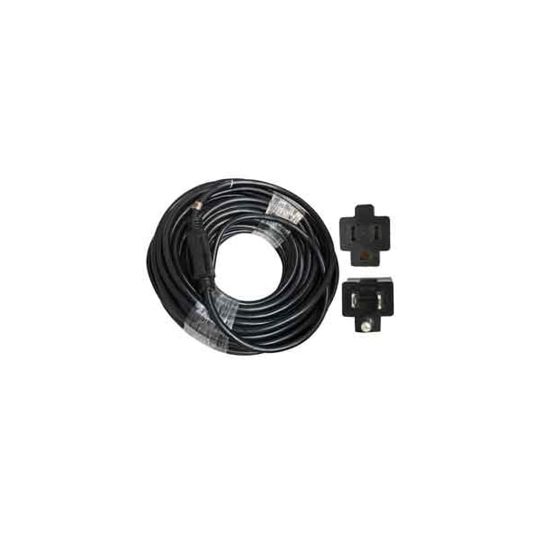 Superior Electric SJTW Extension Cord, 12 AWG, Indoor/Outdoor, 12/3, 1 Outlets, 5-15R, Black, Rubber, 5-15P, 100 ft EC123-100E - main